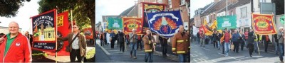 A recent march by Trades Unions in Somerset