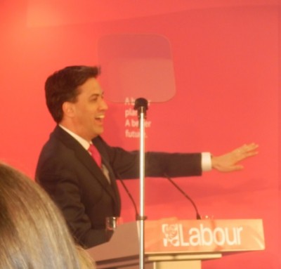 Miliband in Bristol "This is a  generating defining election"