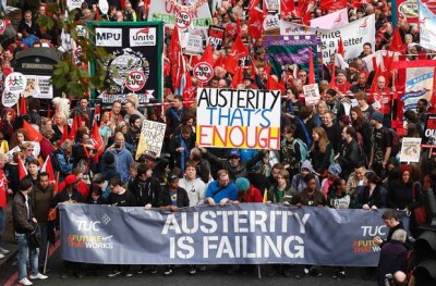 Widespread anger against austerity. Unions call demo for wednesday's meeting