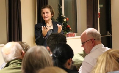 Nia Griffith MP speaks in Yeovil