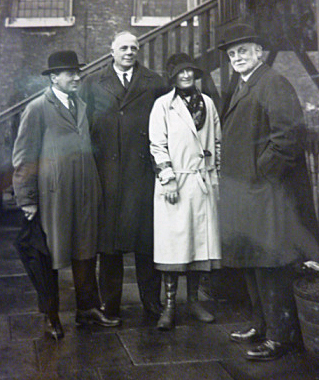 Ada with Labour Party Leader George Lansbury in 1930