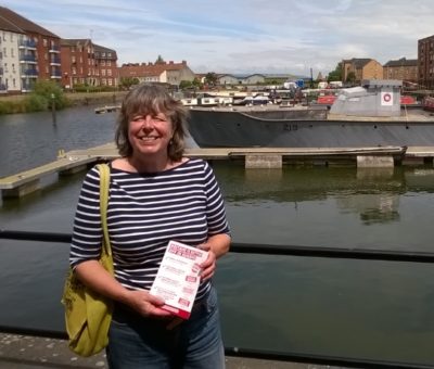 Labour councillor Kathy Pearce out in labour heartlands making the case for the EU